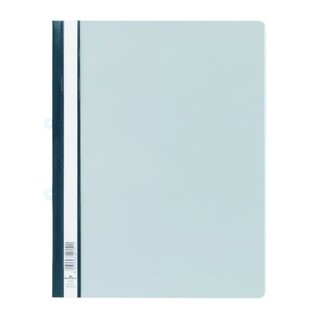 DURABLE Sichthefter 258010, m.Abheftschieber, kfm. Heftung, A4+, grau, 25St.