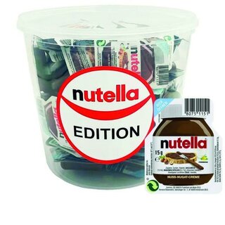 Nutella Nuss-Nougat-Creme, 50 Portionen je 15g