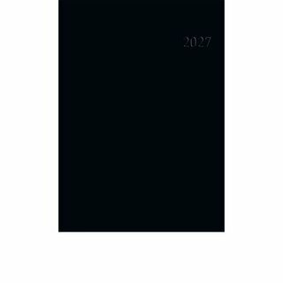 Zettler Buchkalender 766 Wochenbuch, 1W/2S, Hardcover, A5, schwarz, 2027