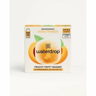 Waterdrop Microdrink Eistee Pfirsich, 6 Packungen je 12 Portionen