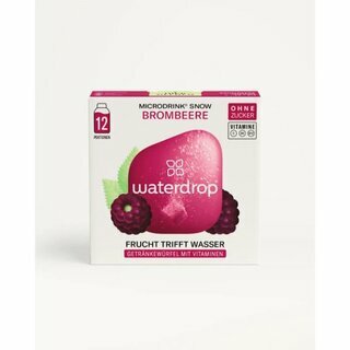 Waterdrop Microdrink Brombeere, 6 Packungen je 12 Portionen