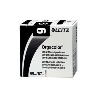 LEITZ Ziffernsignal Orgacolor 6609-10-00, sk, Ziff.9,...
