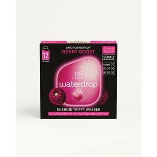 Waterdrop Microenergy Berry Boost, 6 Packungen je 12 Portionen