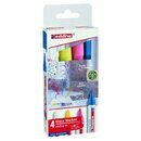 Edding 95 Glasmarker, Hell, 1,5-3mm, sortiert, 4 Stck