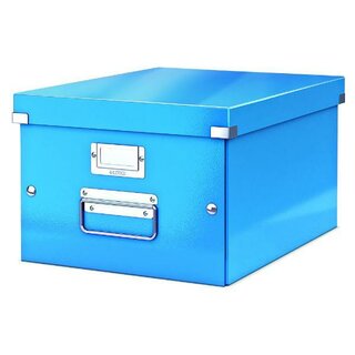 Archivbox Leitz 6044 WOW, Click n Store, Gr��e: M, Ma�e: 281x200x370mm, blau
