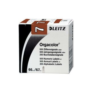 LEITZ Ziffernsignal Orgacolor 6607-10-00, sk, Ziff.7,...