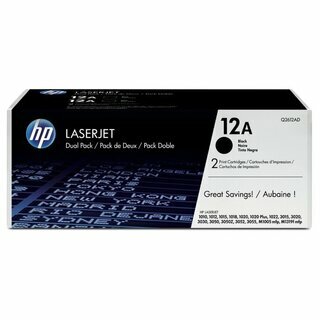 Toner HP Q2612AD, Reichweite: 2.000 Seiten, schwarz, 2 St�ck