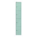 Schlie�fachschrank Bisley, 4 F�cher, Ma�e: 1.802 x 305 x...