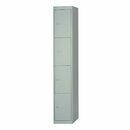 Schlie�fachschrank Bisley, 4 F�cher, Ma�e: 1.802 x 305 x...