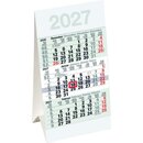 B�hner Tischkalender M3TK, 3 Monate / 1 Seite, 9,6 x 18,5...