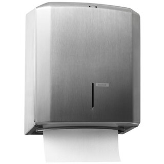 Falthandtuchspender Katrin 988366, f�r Interfold Handt�cher, Edelstahl