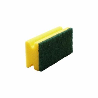 Reinigungsschwamm Meiko 921210, 9,5 x 4,5 x 7 cm, gelb/gr�n, 6 St�ck