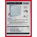 Infotasche Franken ITSA4M01, A4, magnethaftend, rot