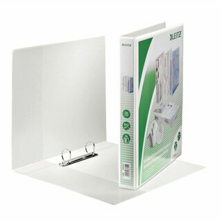 Pr�sentationsringbuch Leitz 4279, 2 Ringe, Ringdurchmesser: 25mm, wei�