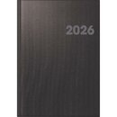 Brunnen Buchkalender 1076361906, 1Wo/2S, A4, schwarz, 2026