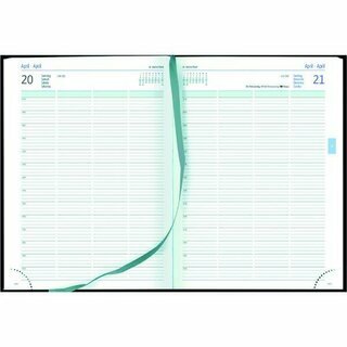 G�ss Buchkalender 58990, 1T/1S, Tucson, A4, 21 x 29,7cm, schwarz, 2027