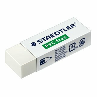 Radierer Staedtler 525B20, aus TPE, PVC frei, f�r Blei- und Buntstifte