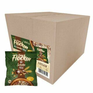 Bx40 Hellma Feine Flocken, Bio Schokomsli, 40 Portionen je 45 g