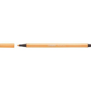 STABILO Faserschreiber Pen 68/054, Einweg, farbintensiv, M / 1 mm, neonorange