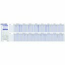 Zettler Urlaubsplaner 992, faltbar, 100 x 29,7 cm, f�r 25...
