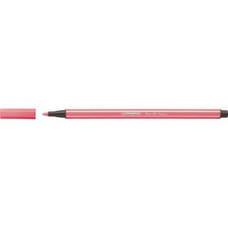 STABILO Faserschreiber Pen 68/056, Einweg, farbintensiv, M / 1 mm, neonpink