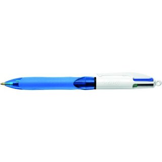 BIC Mehrfarbkuli 4Colours GRIP M 8871361, schwarz/rot/blau/gr�n, 12 St�ck