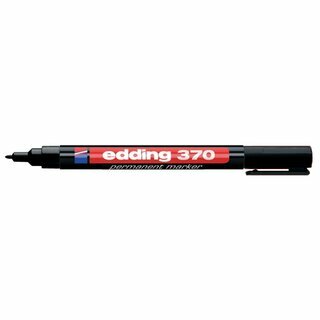 Industriemarker edding 370, Rundspitze, Strichst�rke: 1mm, schwarz