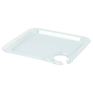 Mehrwegteller Party 20 x 20 cm, transparent, 10 Stck
