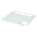 Mehrwegteller Party 20 x 20 cm, transparent, 10 Stck