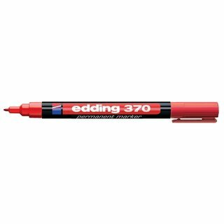 Industriemarker edding 370, Rundspitze, Strichst�rke: 1mm, rot