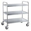 contacto Servierwagen 7004/003, Edelstahl, 3 Bden, silber