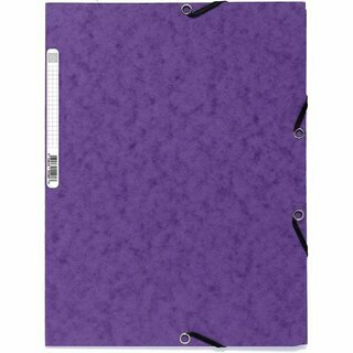 Eckspanner Exacompta 55508E, A4+, aus Karton, f�r 250 Blatt, violett