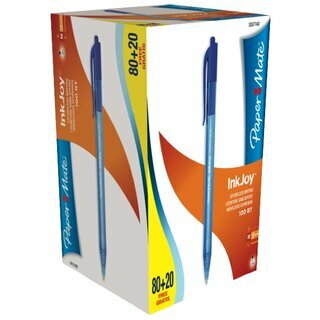 Kugelschreiber Paper Mate S0977440 Inkjoy 100RT, Strichst�rke: 1,0mm, bl, 100St