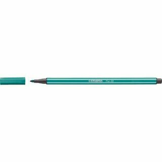 STABILO Faserschreiber Pen 68 68/51, mit Kappe, M, 1 mm, Schreibf.: t�rkisblau