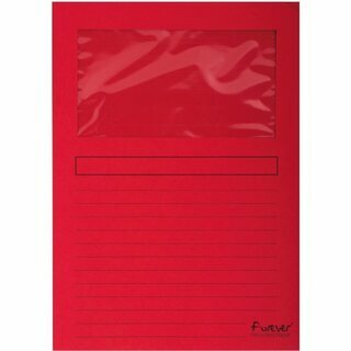 Sichtmappe Exacompta 50105E, A4, rot, 100 St�ck