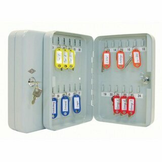 Schl�sselschrank Wedo 10252437X, f�r: 24 Schl�ssel, 180 x 60 x 250 mm, lichtgrau
