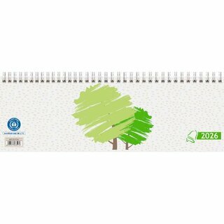 Glocken 71941 Tischquerkalender, 1W/1S, UWS, 2026