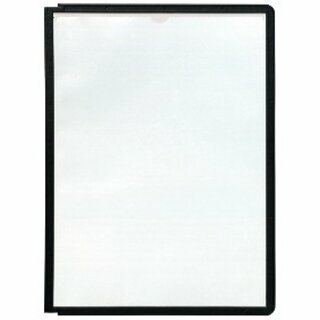 Sichttafeln Durable 5606 SHERPA, A4, schwarz, 5 St�ck