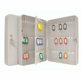 WEDO Schl�sselschrank 102 60837X, f�r: 110 Schl�ssel, lichtgrau