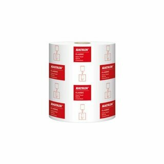 Rollenhandt�cher Katrin 481911, 2-lagig, 30cm x 150m, wei�, 6 x 400 St�ck