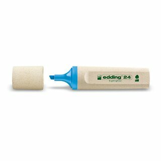 Textmarker edding 24, Strichst�rke: 2-5mm, nachf�llbar, hellblau