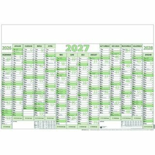 Zettler 919 Plakatkalender Recycling, 14 Monate, 88x63cm, 5 St�ck, 2027