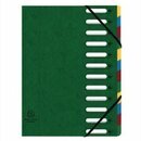 Ordnungsmappe Exacompta 55123E Harmonika, 12 F�cher, mit...