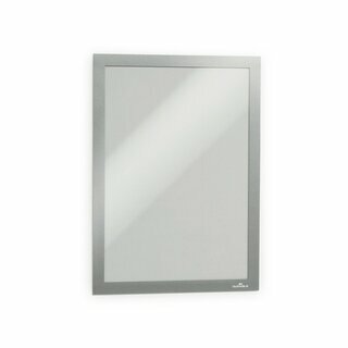 Inforahmen Durable 4872, Duraframe, A4, selbstklebend, silber, 2 St�ck