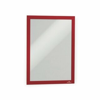 Inforahmen Durable 4872, Duraframe, A4, selbstklebend, rot, 2 St�ck