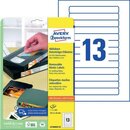 Avery Zweckform 4746 I+L+K Etik. 147,3X20mm Weiß 325 Stück