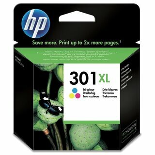 Tintenpatrone HP CH564EE - 301XL, Reichweite: 330 Seiten, cyan,magenta,gelb