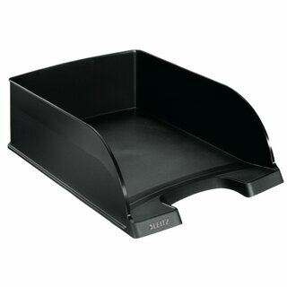 Briefkorb Leitz 5233, stapelbar, Ma�e: 255 x 360 x 103mm, schwarz