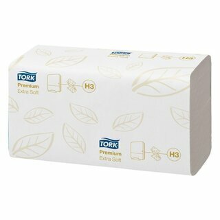 Falthandtuch Tork Premium 100278, 2-lagig, Tissue Plus, 15 B�ndel � 200 T�cher