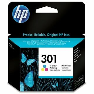 Tintenpatrone HP CH562EE - 301, Reichweite: 165 Seiten, cyan,magenta,gelb